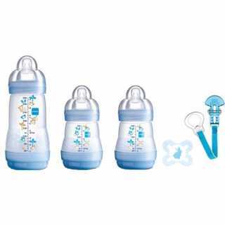 Kit de naissance Bienvenue dans le monde Bleu Mam