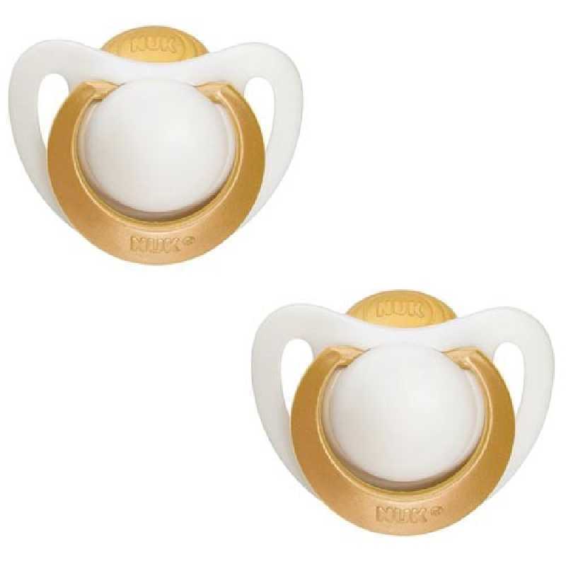 Sucette bébé orthodontique Genius 0-6m Nuk Lot de 2