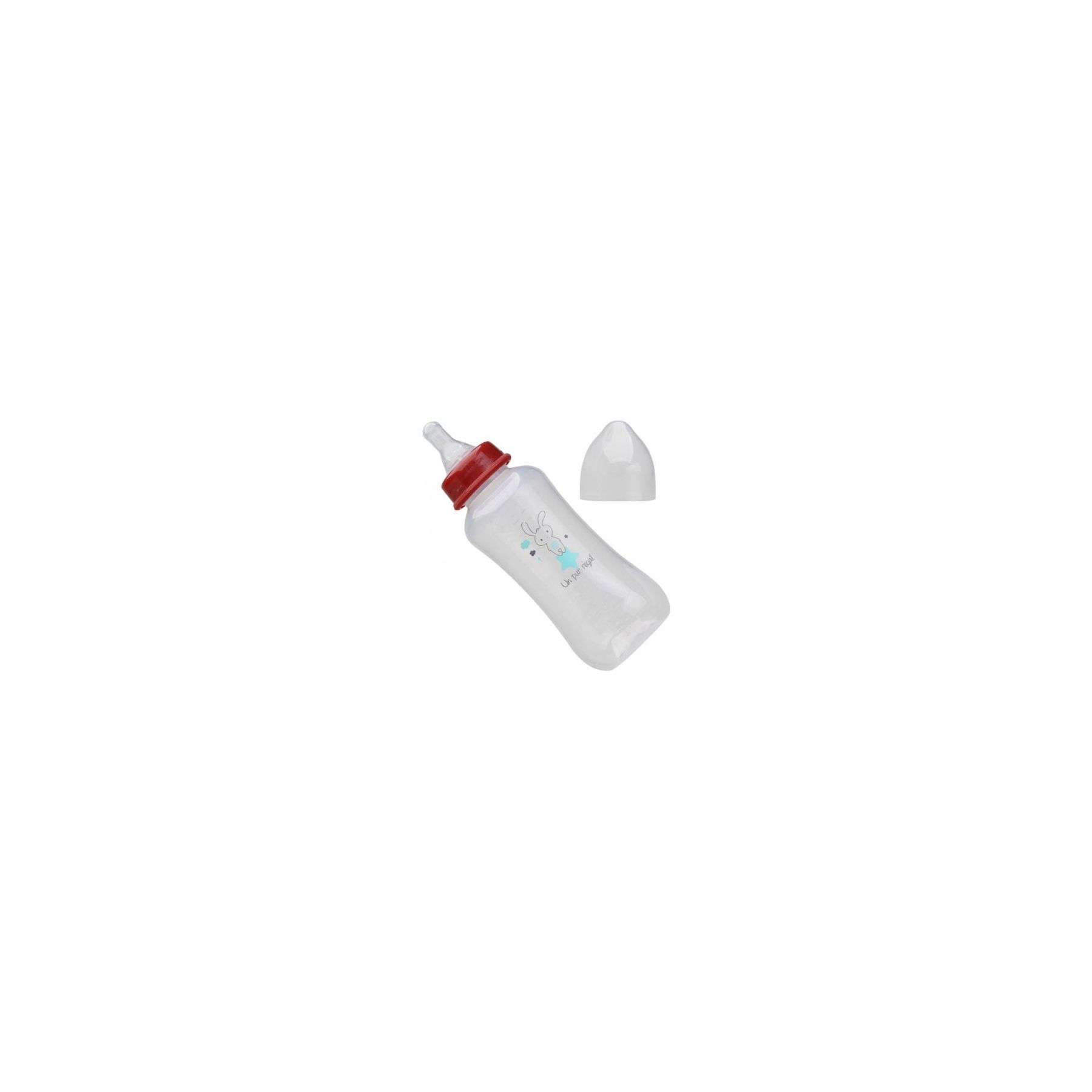 Biberon bébé 300ml Tom & Zoé 6m+ Rouge Biberon bébé 300ml Tom & Zoé 6m+ Rouge