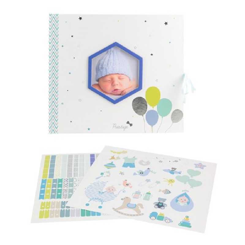 Livre de naissance personnalisable bébé garçon Tom & Zoé