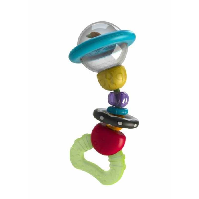 Hochet Anneau Dentition 2 en 1 multicolore Infantino Go Gaga