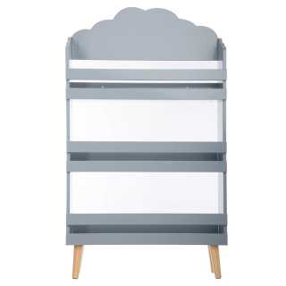 Bibliotheque Enfant En Bois Nuage Atmosphera Gris