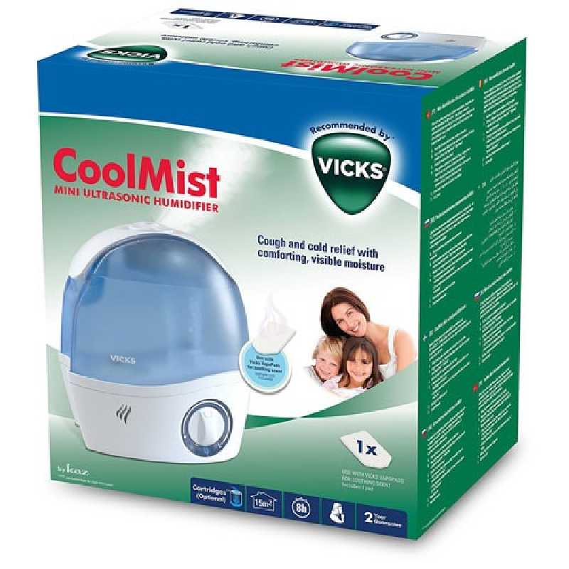 Mini humidificateur à ultrasons à air froid Mini Cool Mist Vicks