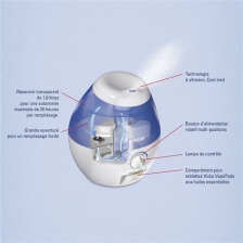 Mini humidificateur à ultrasons à air froid Mini Cool Mist Vicks