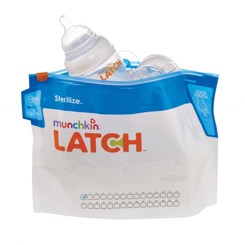 Sachets de Stérilisation micro-onde Lot de 6 Latch Munchkin