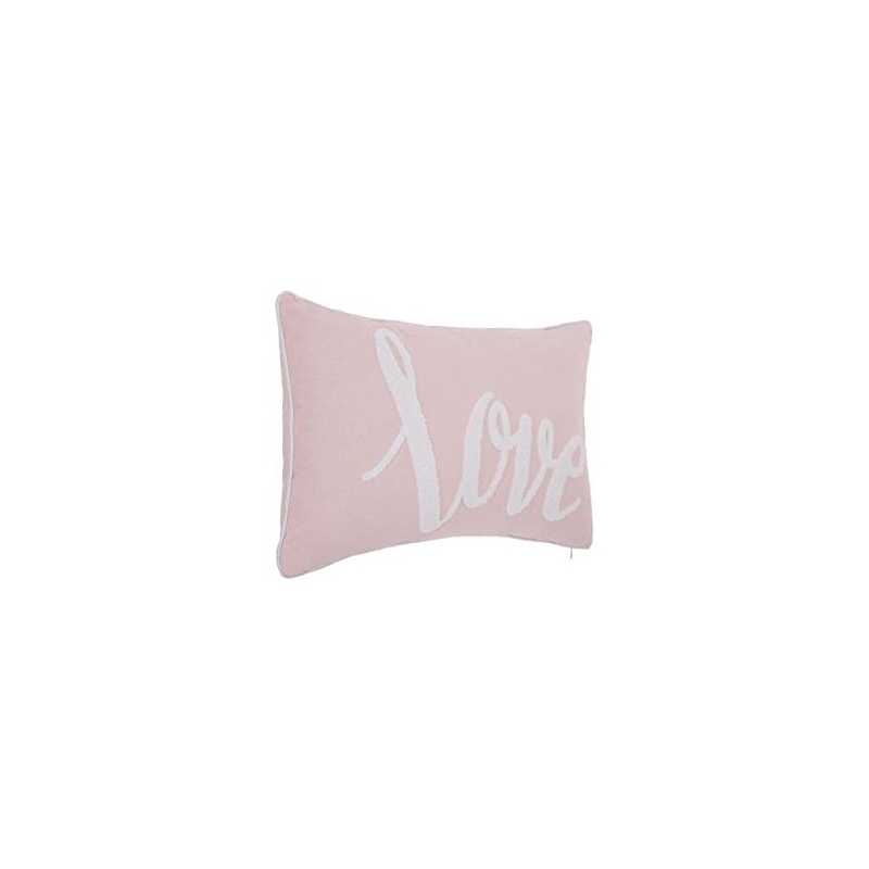 Coussin Love rose 30 x 50 cm Atmosphera