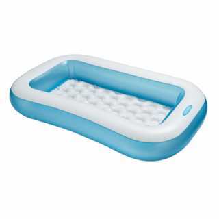Pataugeoire piscine rectangulaire - Blanc et Bleu Intex