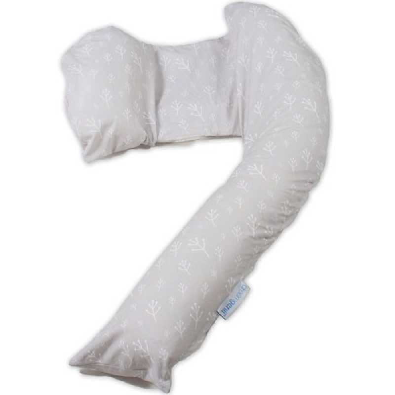 Coussin de soutien et d'allaitement Fleurs Gris Dreamgenii Coussin de soutien et d'allaitement Fleurs Gris Dreamgenii
