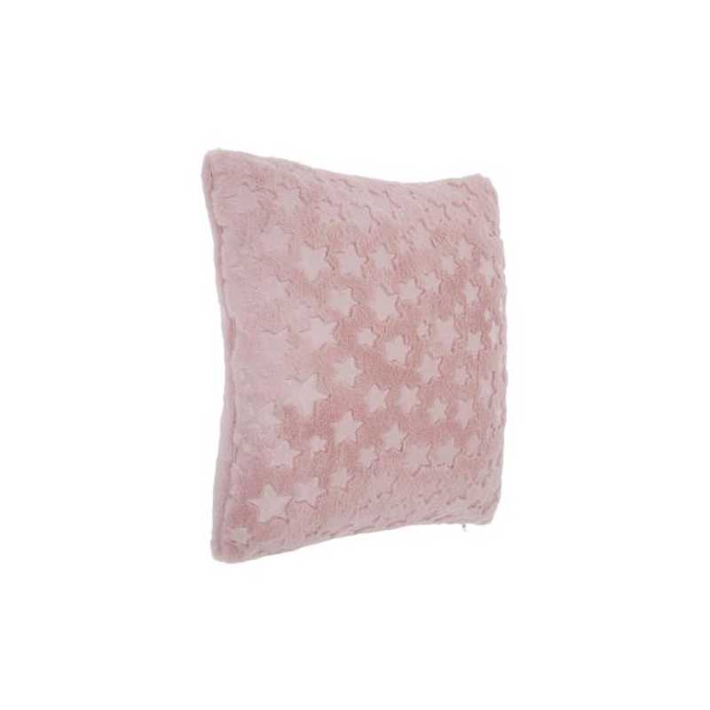 Coussin Fourrure 40 x 40 cm - Rose Atmosphera