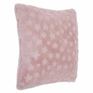 Coussin Fourrure 40 x 40 cm Rose - Atmosphera For Kids