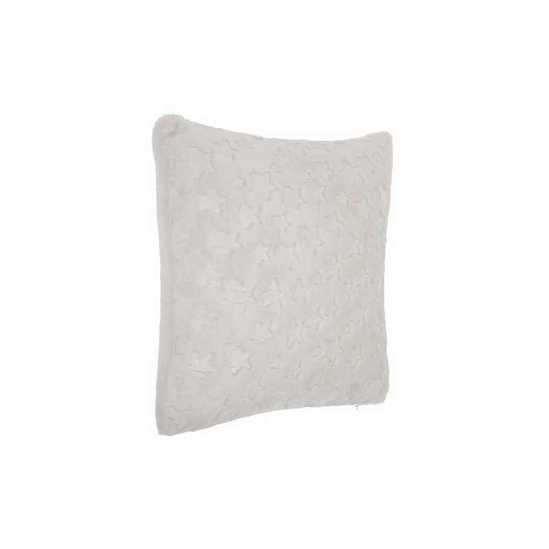 Coussin Fourrure 40 x 40 cm - Blanc Atmosphera