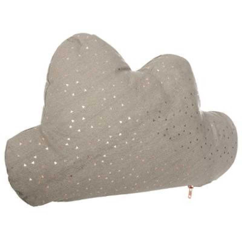 Coussin décoratif Nuage Zip Taupe Atmosphera Coussin décoratif Nuage Zip Taupe Atmosphera