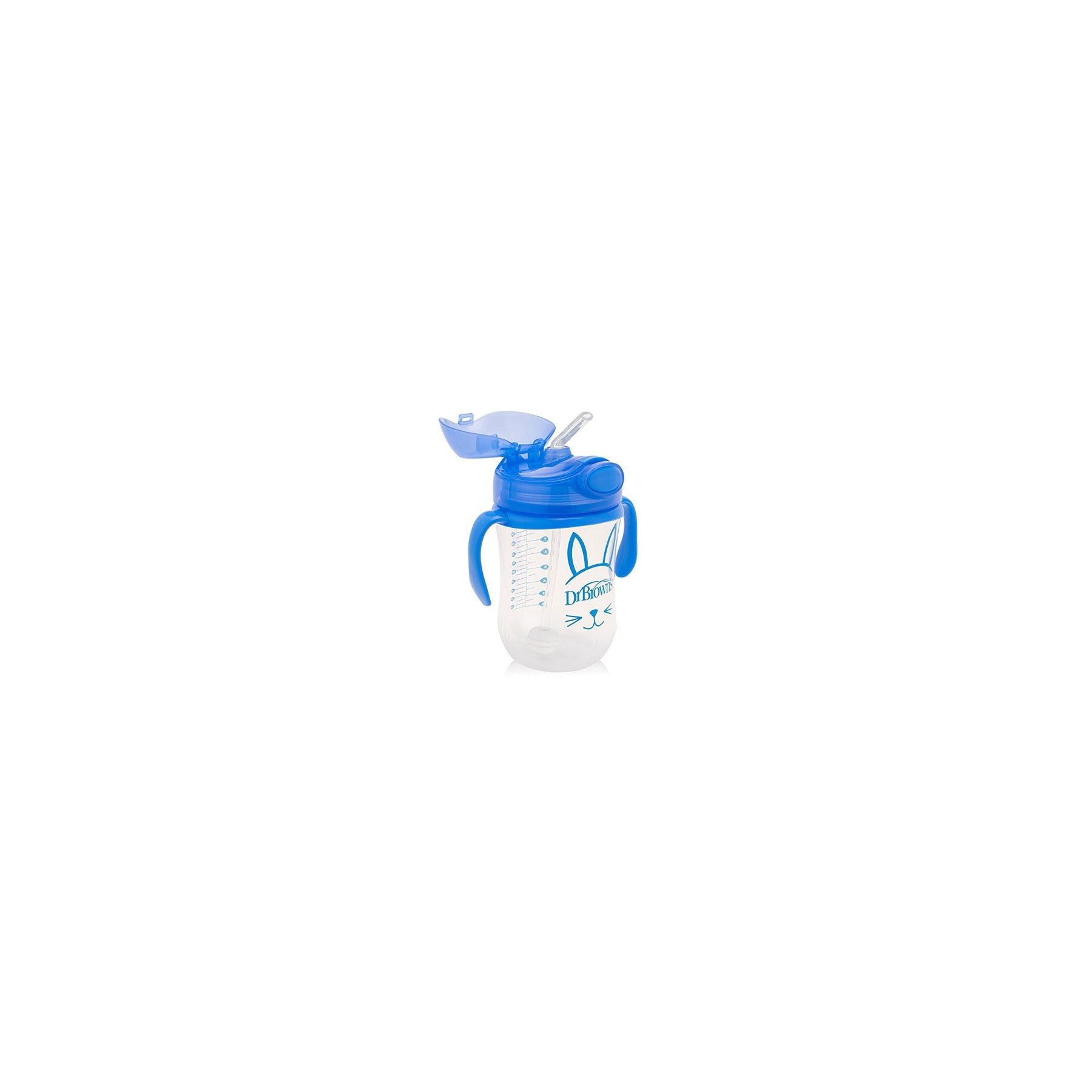 Tasse à paille 270ml Bleu Dr Brown's Tasse à paille 270ml Bleu Dr Brown's