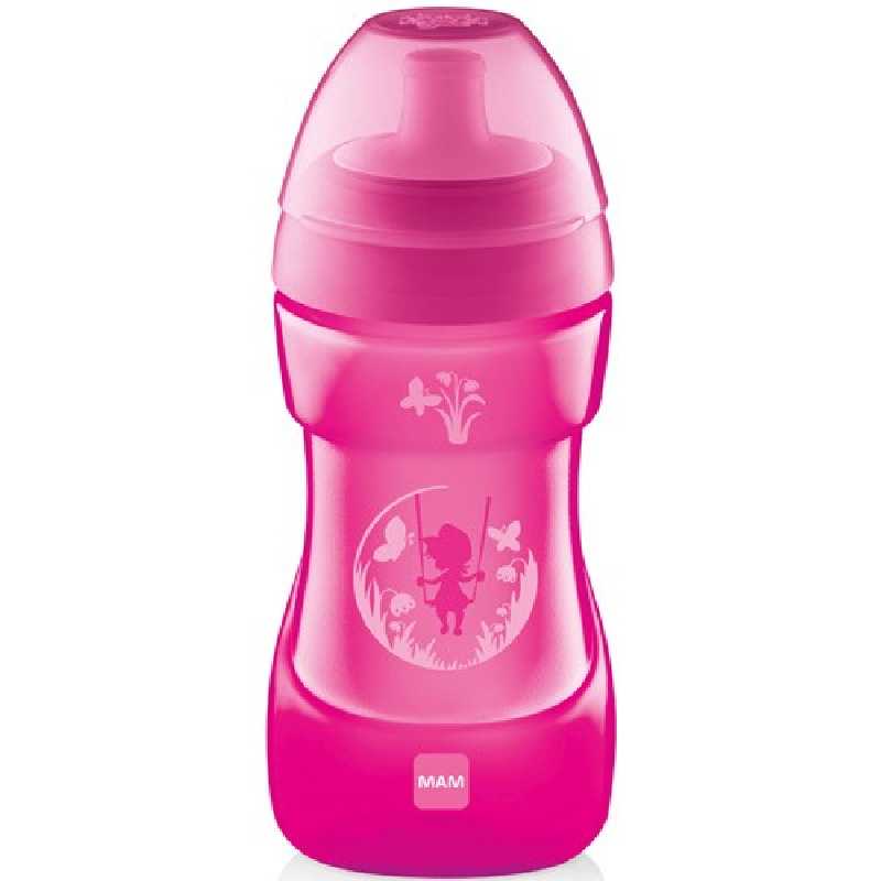 Tasse de sport Rose 330 ml Mam Tasse de sport Rose 330 ml Mam
