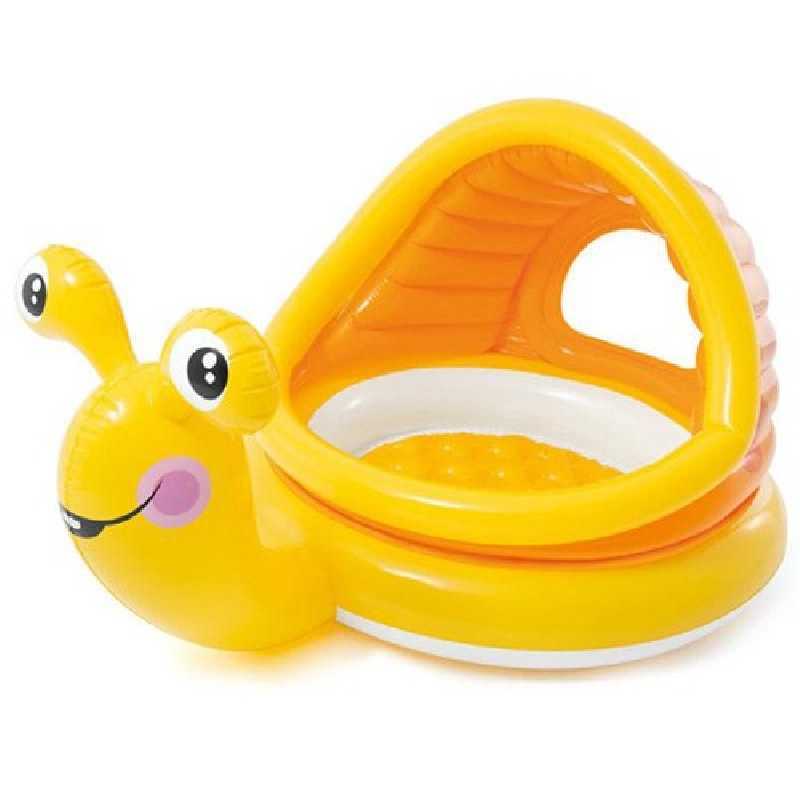 Piscine bébé escargot avec pare-soleil 145 x 102 x 74 cm