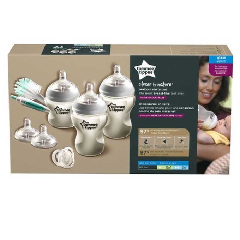 Starter kit de naissance Verre Tommee Tippee Starter kit de naissance Verre Tommee Tippee