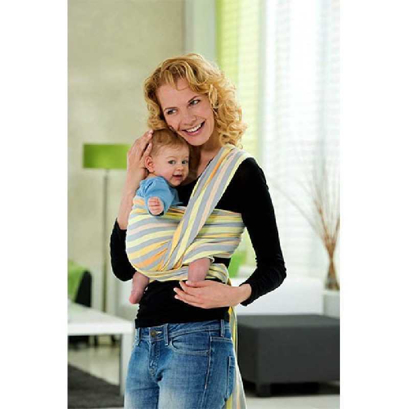 Echarpe de Portage bébé Carry Sling Saffron 510 cm Amazonas