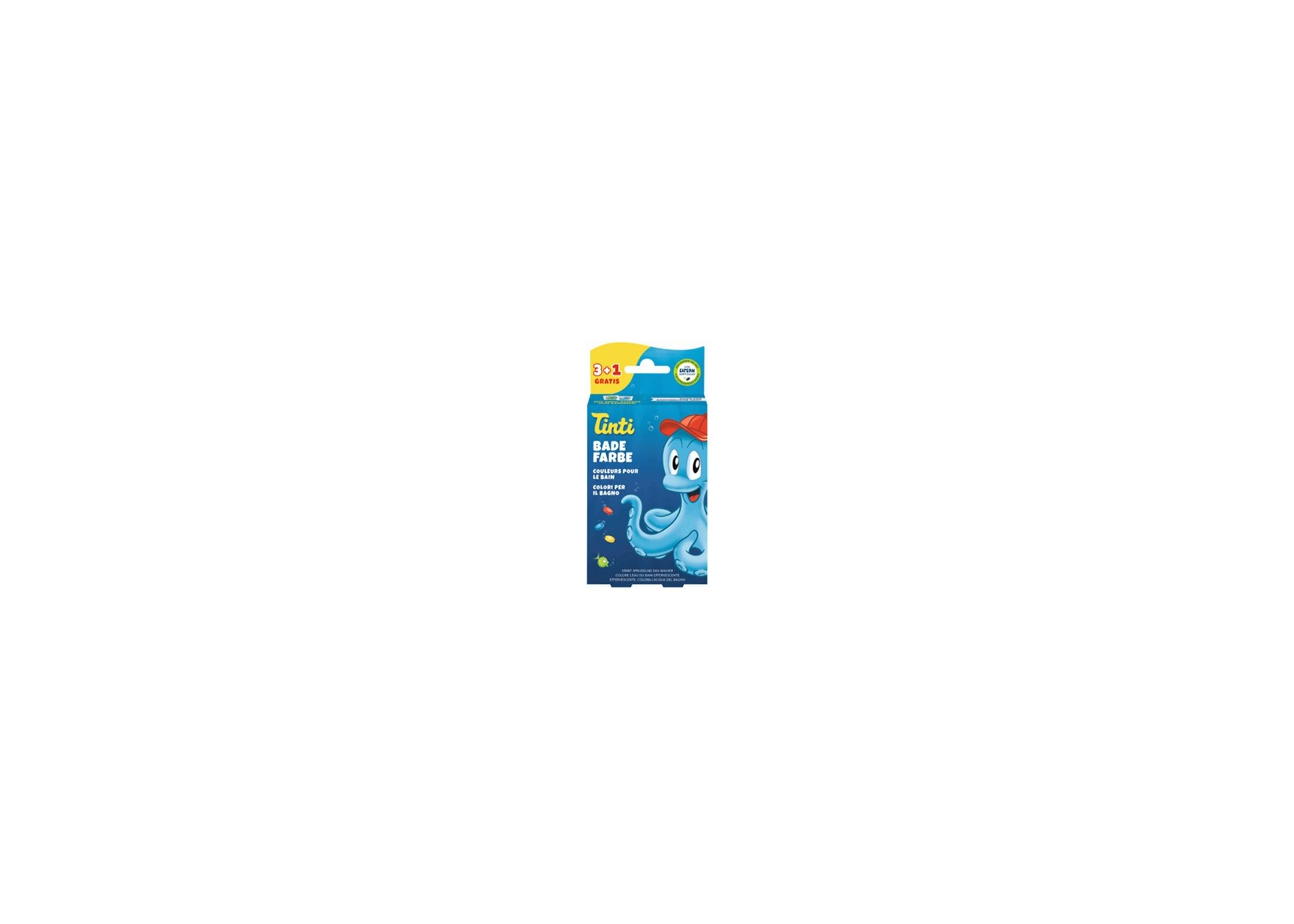 Couleurs en pastilles pour le bain 3+1 Tinti Couleurs en pastilles pour le bain 3+1 Tinti