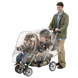 Habillage Pluie Poussette Double Bébé Buki