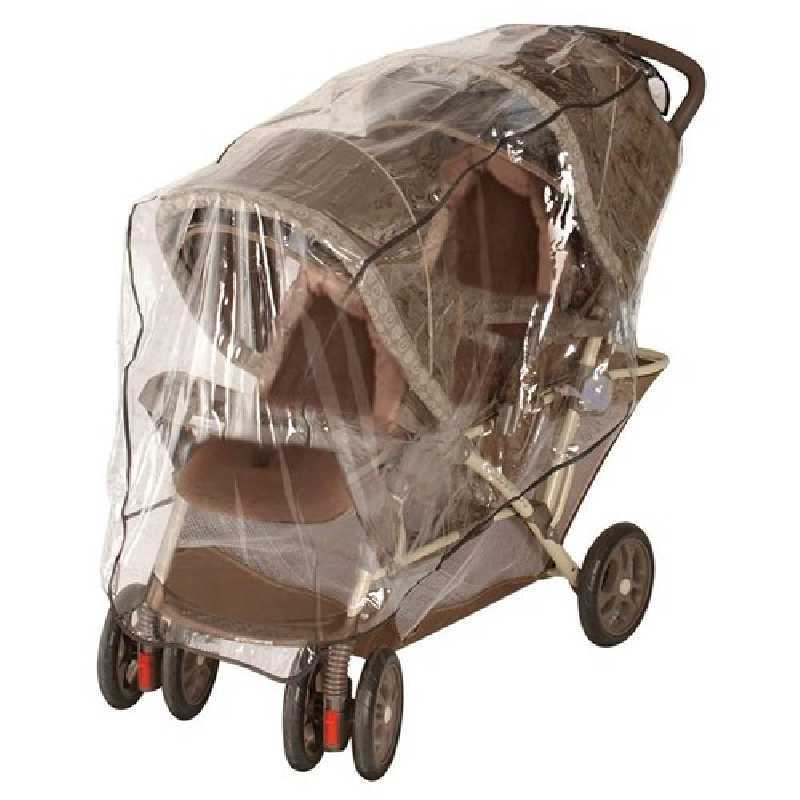 Habillage Pluie Poussette Double Bébé Buki Habillage Pluie Poussette Double Bébé Buki