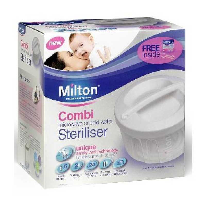 Stérilisateur A Eau Froide Combi Blanc Milton Stérilisateur A Eau Froide Combi Blanc Milton