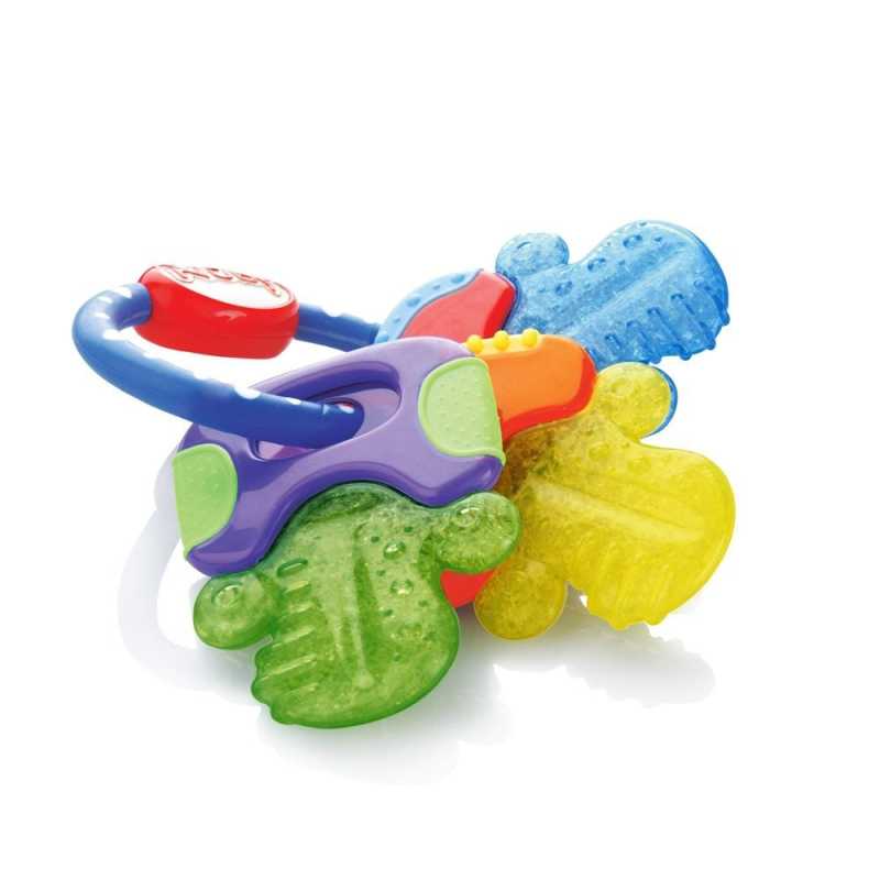 Anneau de dentition avec gel froid Clés Bleues Nuby Anneau de dentition avec gel froid Clés Bleues Nuby