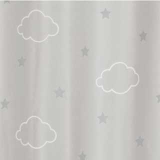 Rideau occultant phosphorescent Gris 140 x 250 - Atmosphera For Kids