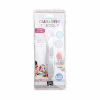 Cuillere Bebe En Silicone Gris Tom Zoe Cuillere Bebe En Silicone Gris Tom Zoe