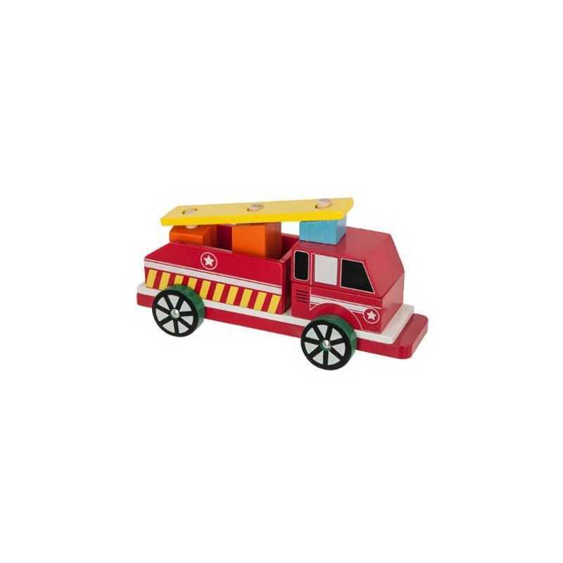 Camion de pompier en bois BeToys Camion de pompier en bois BeToys