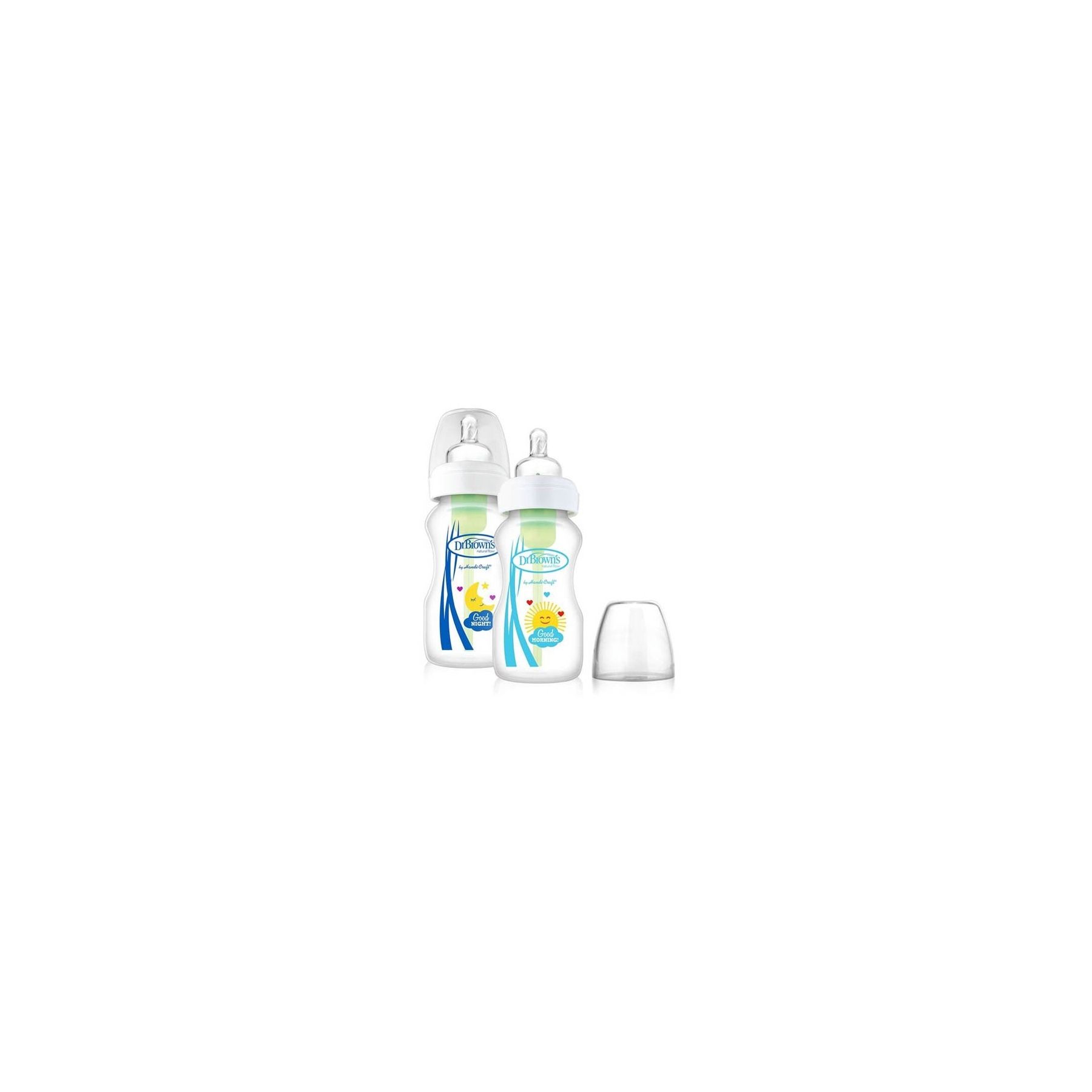 Dr Brown/'s Options Lot de 2 bouteilles en verre 150 ml