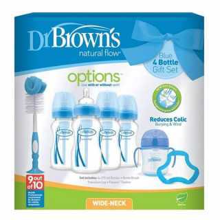 Coffret cadeau de naissance Bleu - Dr Brown's