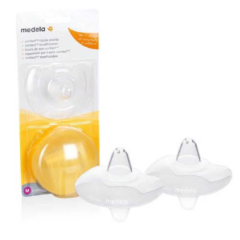 Lot de 2 bouts de Sein avec Boîte de Transport Taille M Medela Lot de 2 bouts de Sein avec Boîte de Transport Taille M Medela