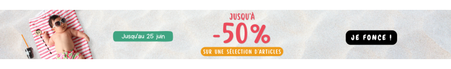 Articles pour bébé en promotion toute l'année : -90% chez Babygloo